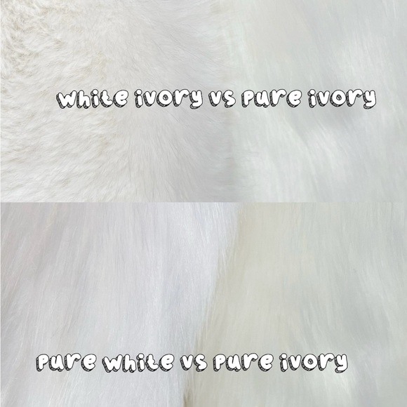 White Faux Fur Bridal Shawl - Picture 4 of 4